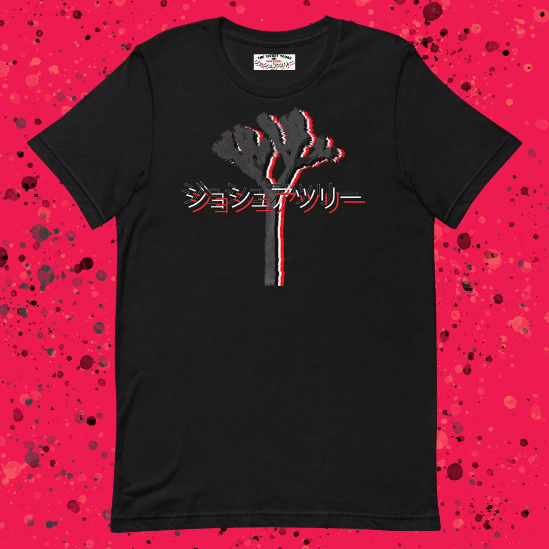 the secret tours JTCA series Japanese Joshua Tree Tee T Shirt black white red 4