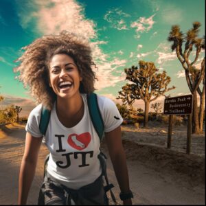 I HEART JOSHUA TREE Unisex Tee (WHT/SAN/NAT)